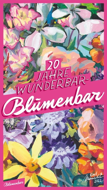 Blumenbar Jubilaeum Poster